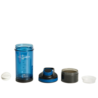 Shaker mit Pulver- und "geheim" Fach