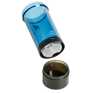 Shaker mit Pulver- und "geheim" Fach