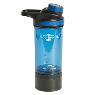 Shaker mit Pulver- und "geheim" Fach