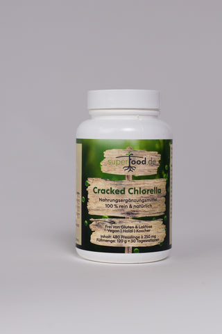 Cracked Chlorella 100% rein & natürlich